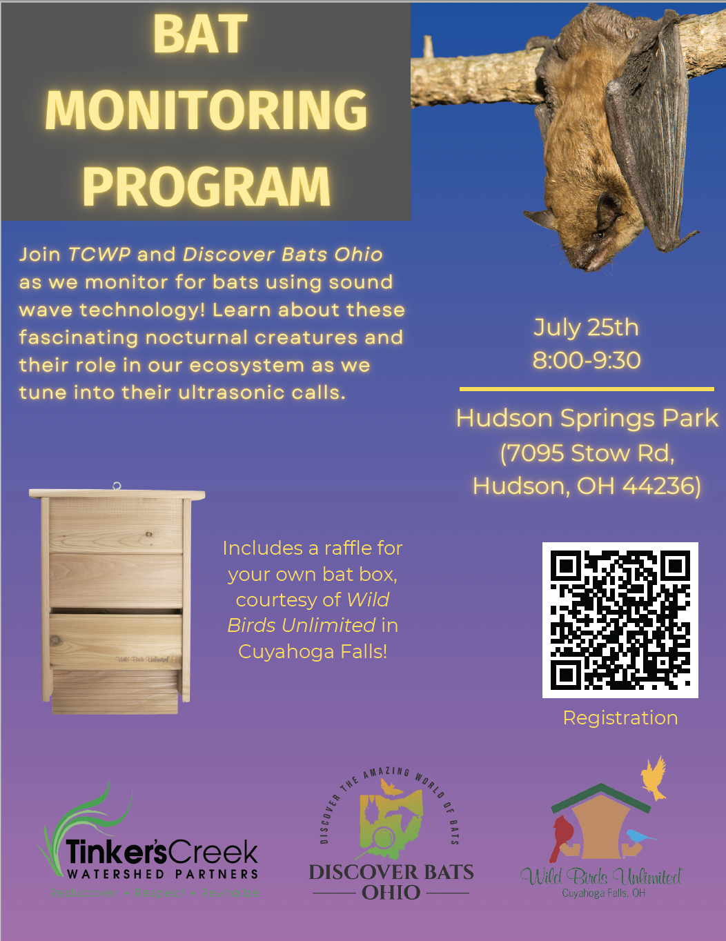 Bat Monitoring Program - Tinkers Creek Watershed Partners
